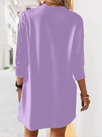 Women'S Fashion Dress - Light Purple