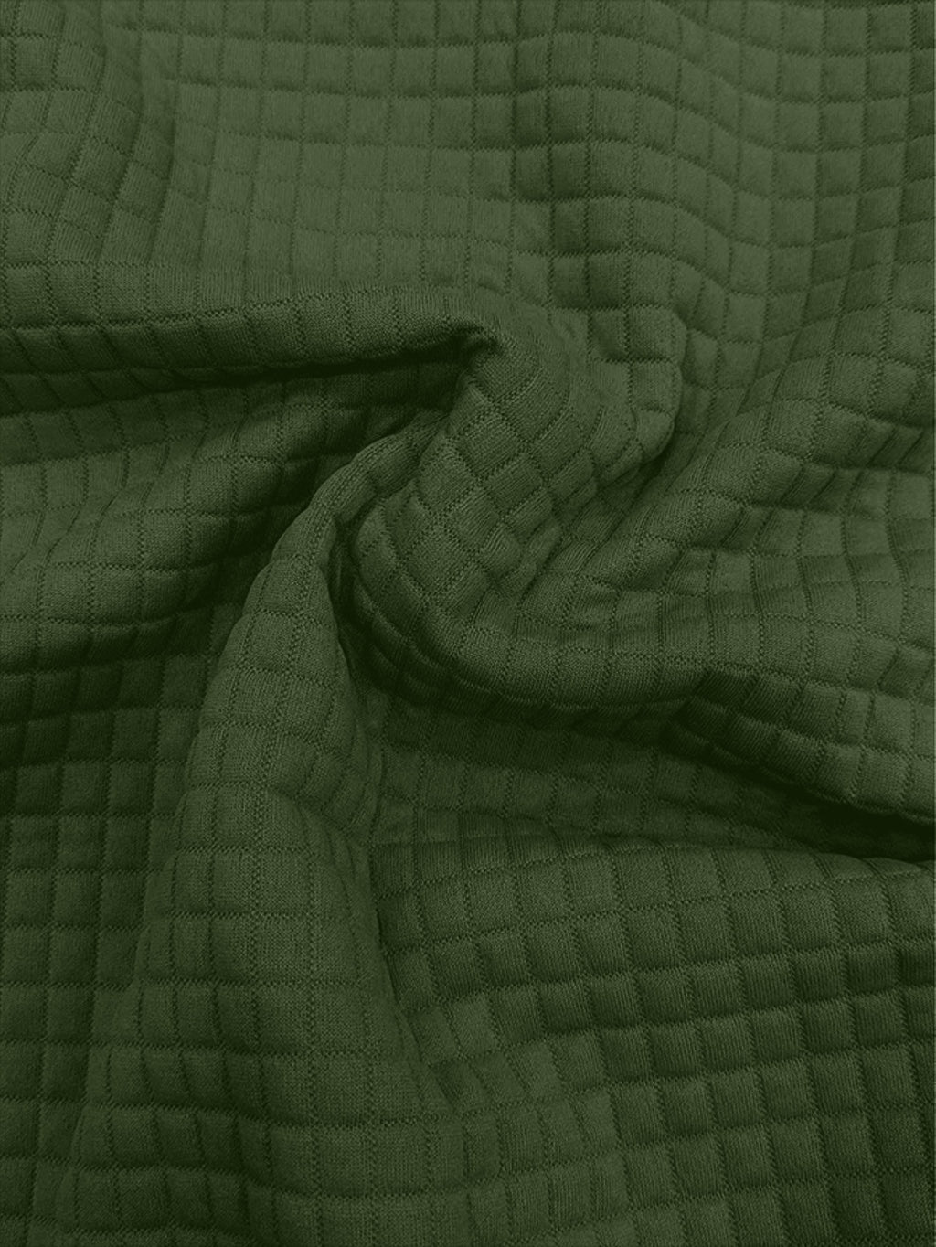 CONQUER ALL Men's Waffle Knit Short-Sleeve Hooded Sweatshirt with Comfortable Print and Drawstring, Short-Sleeve T-Shirt with Pocket, Summer Casual Fashion Men's Apparel, Suitable for Outings and Home Wear, Suitable for Daily and Formal Wear - fern green