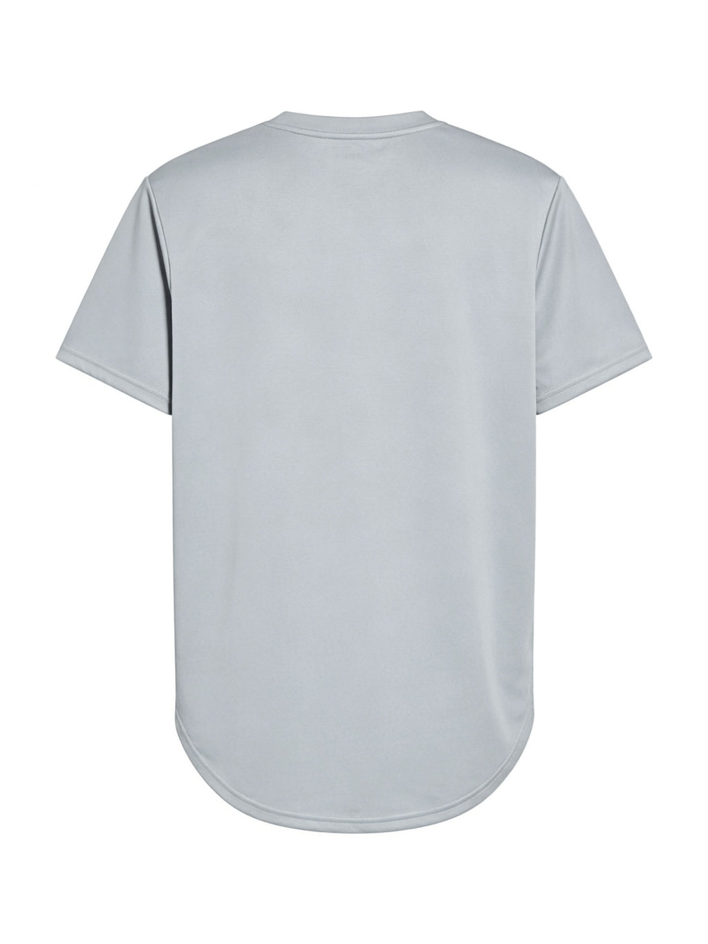 Men'S Longline T-Shirt with Trendy Street Style, Soft And Breathable, 100% Polyester, Bold Colorful Printed Design, Crew Neck, Short-Sleeve Summer Shirt, T-Shirt - Grey
