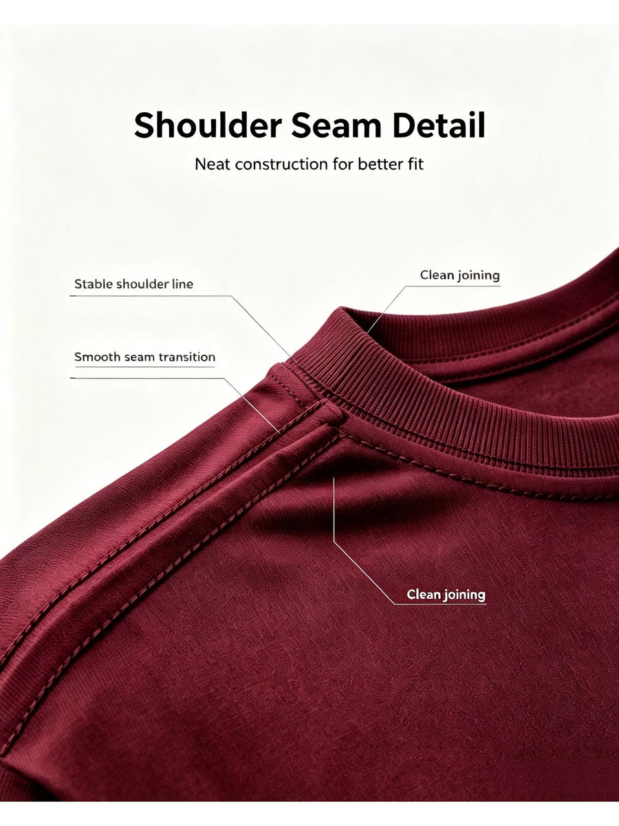 Men's 100% Pure Cotton T-Shirt 3pcs Set - Minimalist Design Label, Solid Color Casual Crew Neck Short Sleeve Top, Multiple Colors Available - Bulk for Daily Wear and Layering, Machine Washable, Versatile Casual Essential, Breathable Fabric, Do Not - Wine Red, Army Green, Black