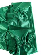 New Foreign Trade Women's Bodycon Dress, Solid Color Sleeveless Midi One-Shoulder Dress, Sexy Evening Gown - Green