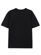 Men's Abstract Art T-Shirt - Vibrant Brushstroke Design, Soft and Breathable, Modern Crew Neck, Short Sleeve Summer Tee, Art-Inspired T-Shirt - Black