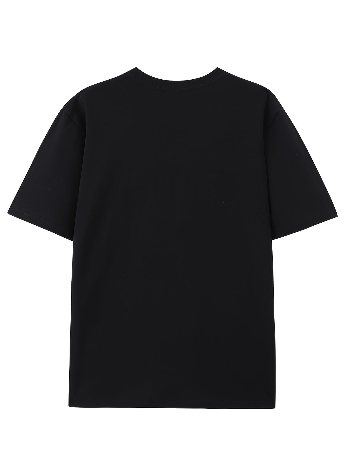 Men's Abstract Art T-Shirt - Vibrant Brushstroke Design, Soft and Breathable, Modern Crew Neck, Short Sleeve Summer Tee, Art-Inspired T-Shirt - Black