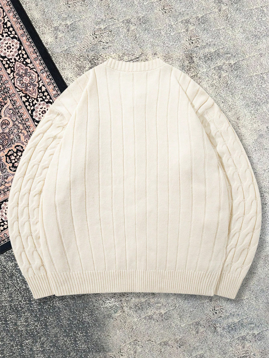 Autumn Winter New Solid Twist Texture Old Money Style Vintage Cardigan Long Sleeve Slim Outerwear Long Sleeve Short Sweater Knit Top Open Front Sweater - Apricot