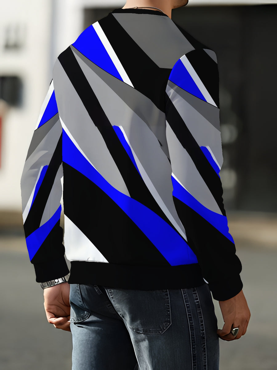 Simple and Versatile Crewneck Sweatshirt, Featuring a Niche Trendy Brand Print. Stylish and Casual, Perfect for Both Commuting and Streetwear - Mixed colors