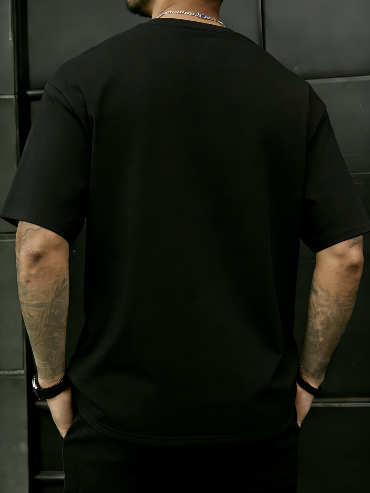 [Printed Design – Not Textured] Men's Short-Sleeve T-Shirt - Summer Loose-Fit Letter Print Stretch Crew Neck Breathable Trendy Sport Top - Youth Daily Wear, College Street Fashion, A Perfect Fashionable Gift - Mixed colors