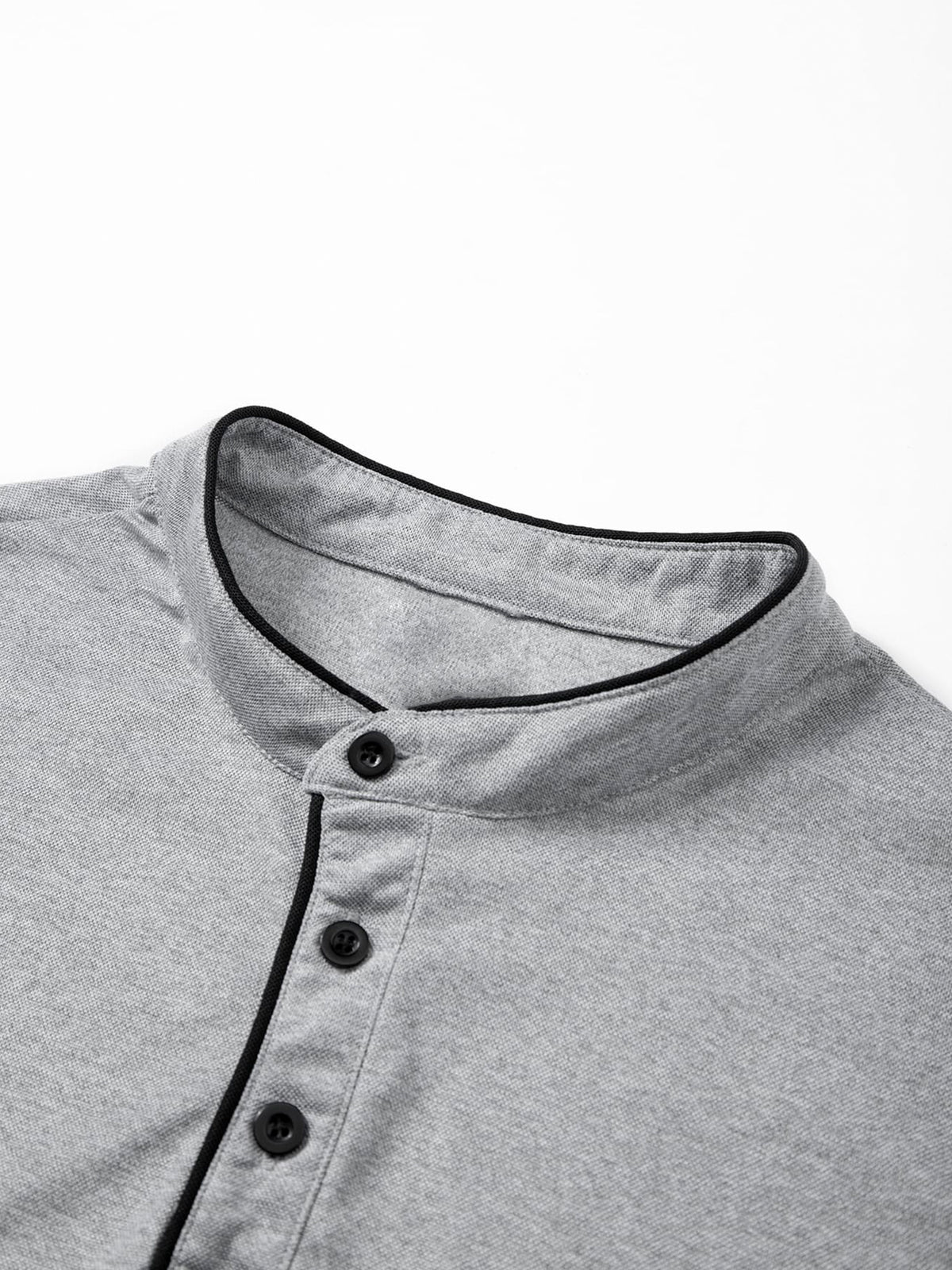 2-Pc Men'S Summer Short-Sleeve Polo Shirts, Multi-Pc T-Shirts Knit Breathable Quick-Dry, Solid Color Regular Fit Anti-Pilling, Polo Collar with Buttons, Outdoor Sports Golf - Black+Light Grey