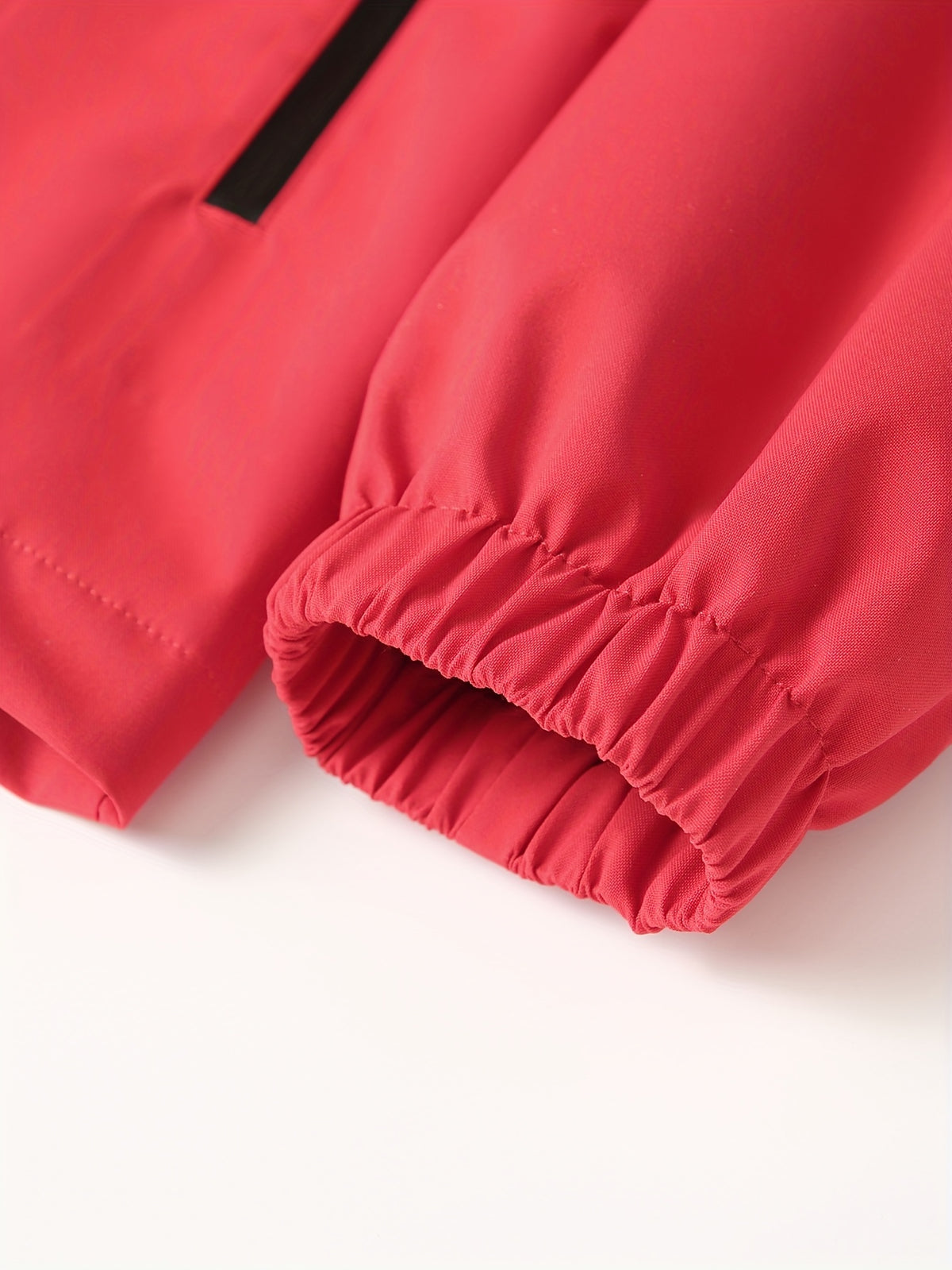 Men's New Jacket Coat Spring Autumn Casual Jacket Sports Outdoor Zipper Pocket, Hooded Design - Red