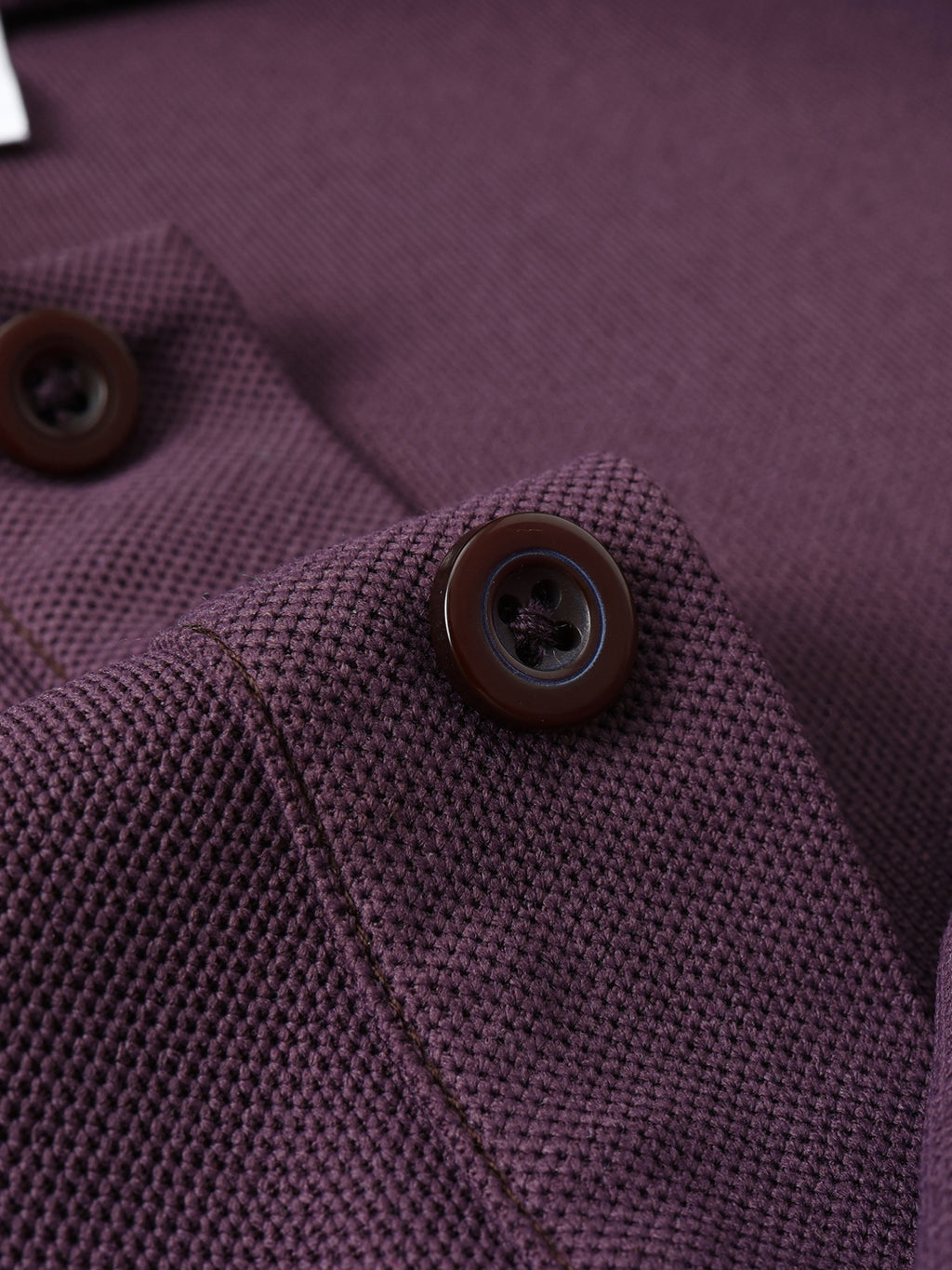 Golf Logo Premium Men'S Casual Polo Shirt, Light Luxury Lapel Long Sleeve, Versatile Fit, Comfortable Fabric, Non-Iron, Suitable for Business Casual Outfits, Men'S Top - Purple