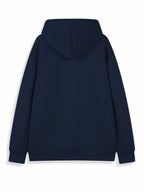 Men's Fashionable Trendy Hooded Casual Sweatshirt, -Lined for Autumn/Winter, American Style for Christmas and Halloween Outings - Navy Color