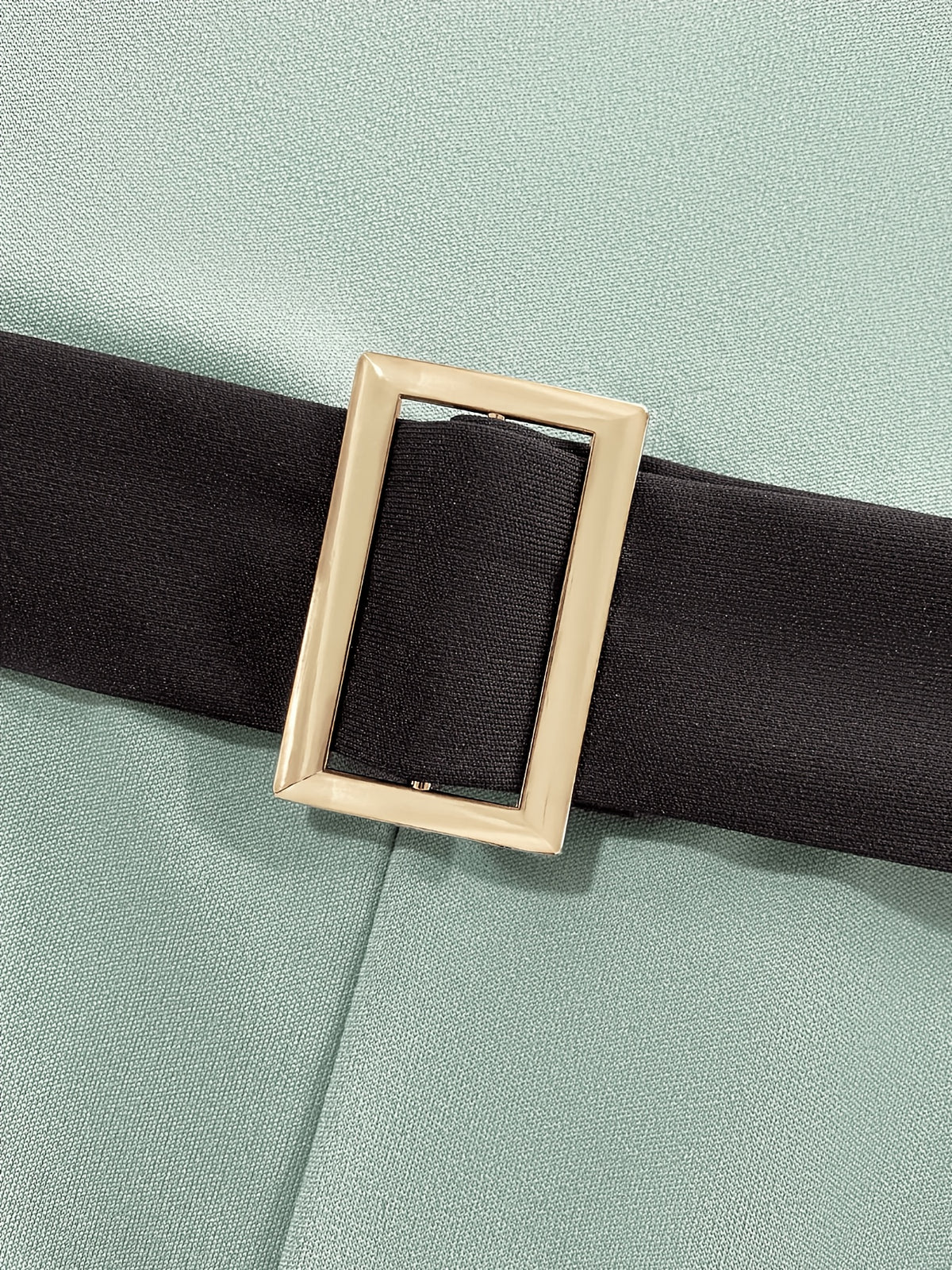 Autumn New Jumpsuit Elegant Slim Fit Contrast Design with Belt Suitable for Daily And Work Wear ASD1 - Light Green