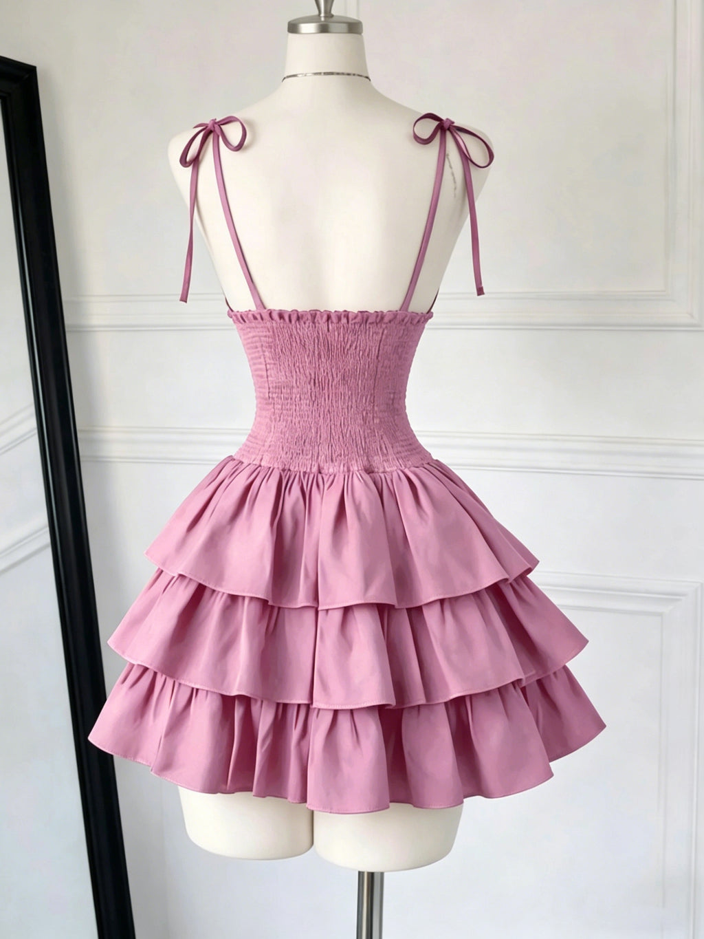 Y2K Spring Summer Cami Dress - Pink