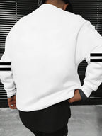 New York 23 American Sport Crewneck Sweatshirt" Vintage College Style Top! A Must-have for American Sport Vintage Enthusiasts, Perfect for Daily Commutes and Light Social Occasions - White