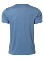 Men's Quick-Dry Moisture-Wicking Henley Shirt - Lightweight Breathable Stretch V-Neck Button-Front Collar T-Shirt Suitable for Gym, Outdoor, & Casual Wear, Solid Color Short Sleeve for Daily Activities & Summer Training (Machine Washable) - Sky Blue