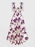 Elegant Sleeveless Dress, Perfect for Vacation Beaches, Streets, and Other Occasions, New Spring/summer Style - Fuchsia