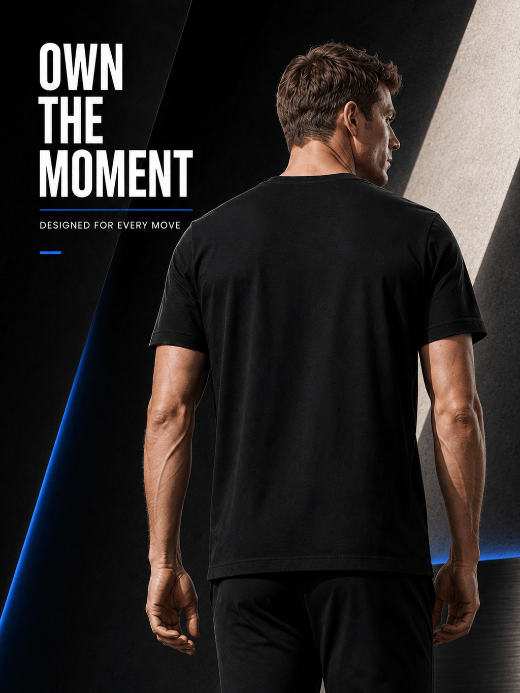 15pcs High-Quality Men'S Solid Color Short-Sleeve T-Shirts, Available in Multiple Colors, Casual, Comfortable, Lightweight, Fashionable, Basic Style Tops, Suitable for Daily Wear, Work, Sports, And As Gifts - Black 15-pack