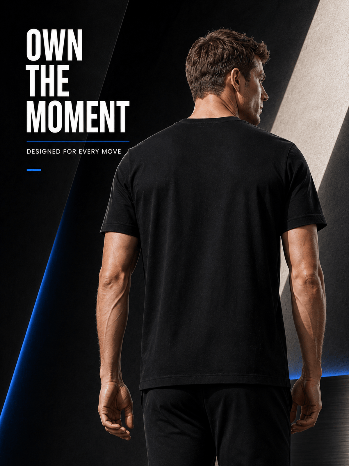 15pcs High-Quality Men'S Solid Color Short-Sleeve T-Shirts, Available in Multiple Colors, Casual, Comfortable, Lightweight, Fashionable, Basic Style Tops, Suitable for Daily Wear, Work, Sports, And As Gifts - Black 15-pack