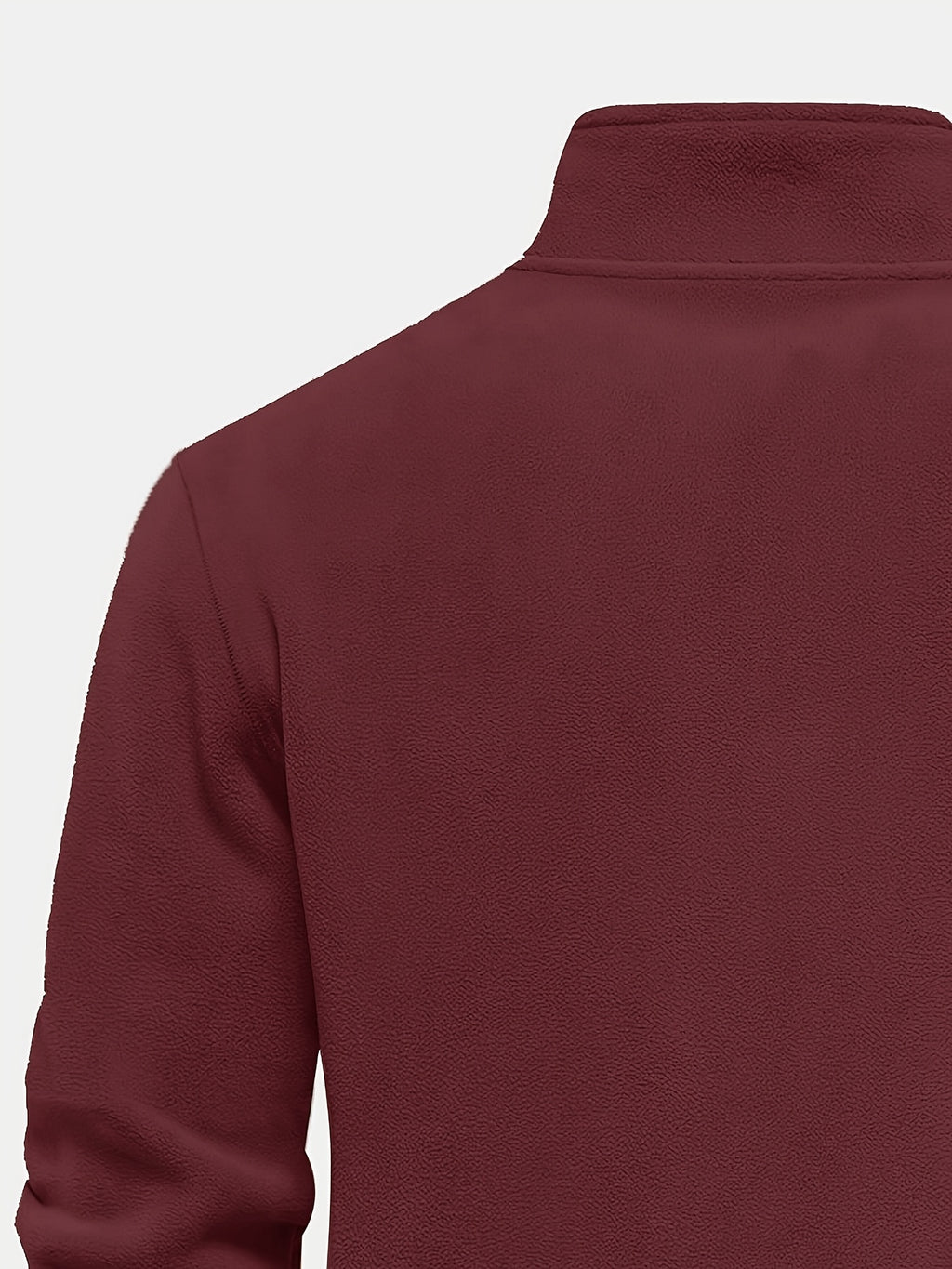 Autumn Winter Ultra-Soft Fleece Top, Excellent Warmth, Effortlessly Creating American Street Trendy Style, New Season - Deep Red