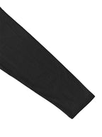 1pc Daily Holiday Outfit Essential, Minimalist Casual Style Pleated Breathable Linen Men'S Hooded Long Sleeve Polo Shirt, Half-Button Loose Non-Stuffy, Outdoor Commute All-Season Men'S Clothing - Black