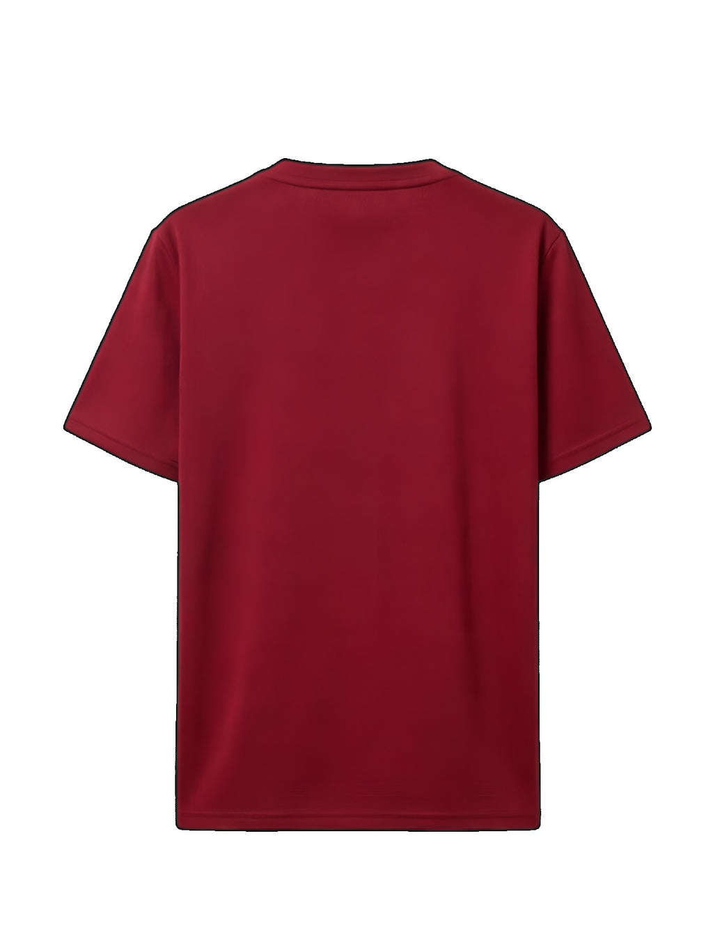 Men'S T-Shirt Short Sleeve, Coconut Letter Print, Easy Casual Style, Summer Vacation Daily Wear, Comfortable And Breathable Top - Red
