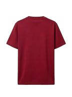 Men'S T-Shirt Short Sleeve, Coconut Letter Print, Easy Casual Style, Summer Vacation Daily Wear, Comfortable And Breathable Top - Red