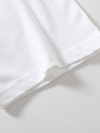 Warner Exclusive, Vintage Street Style Classic Superman "S" Logo Print Design, Men's Summer Basic Daily Casual Short-Sleeve T-Shirt, Suitable for Outdoor Wear, Fitness, Office, and Daily Outfits, an Essential Item for a Basic Wardrobe - White