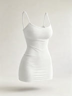 3pcs Women'S Easy Fashion Casual Dresses - White+gray+black