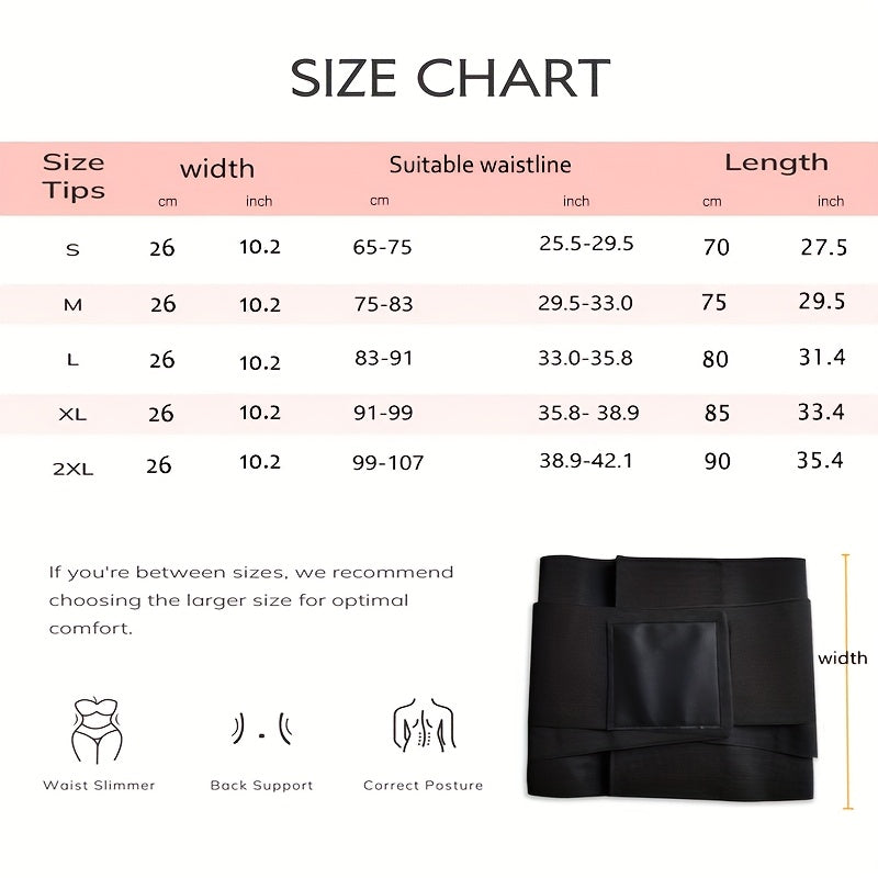 Lumbar Trainer Women'S Body Shaping Tummy Control Waist Belt Trimming Belt Segmented Triple Wrap