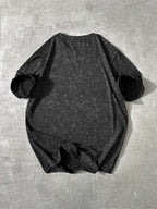 Men's Round-neck Graphic Print Short-sleeve T-shirt, Suitable for Summer Casual Sports - Black