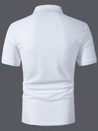 Josh Rose OBM Men's Fashion Versatile Business T-Shirt - White