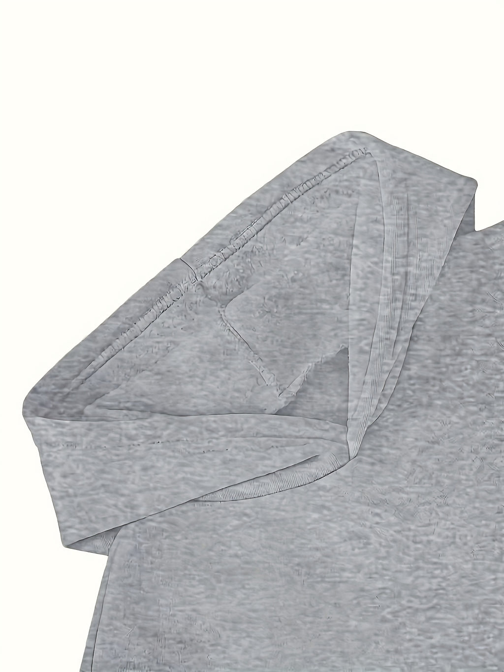 Autumn and Winter Women's Fashion Casual -lined Thickened Pullover Long Sleeve European and American Hooded Sweatshirt with Print Sweatshirt Long Trendy Casual Versatile - Grey