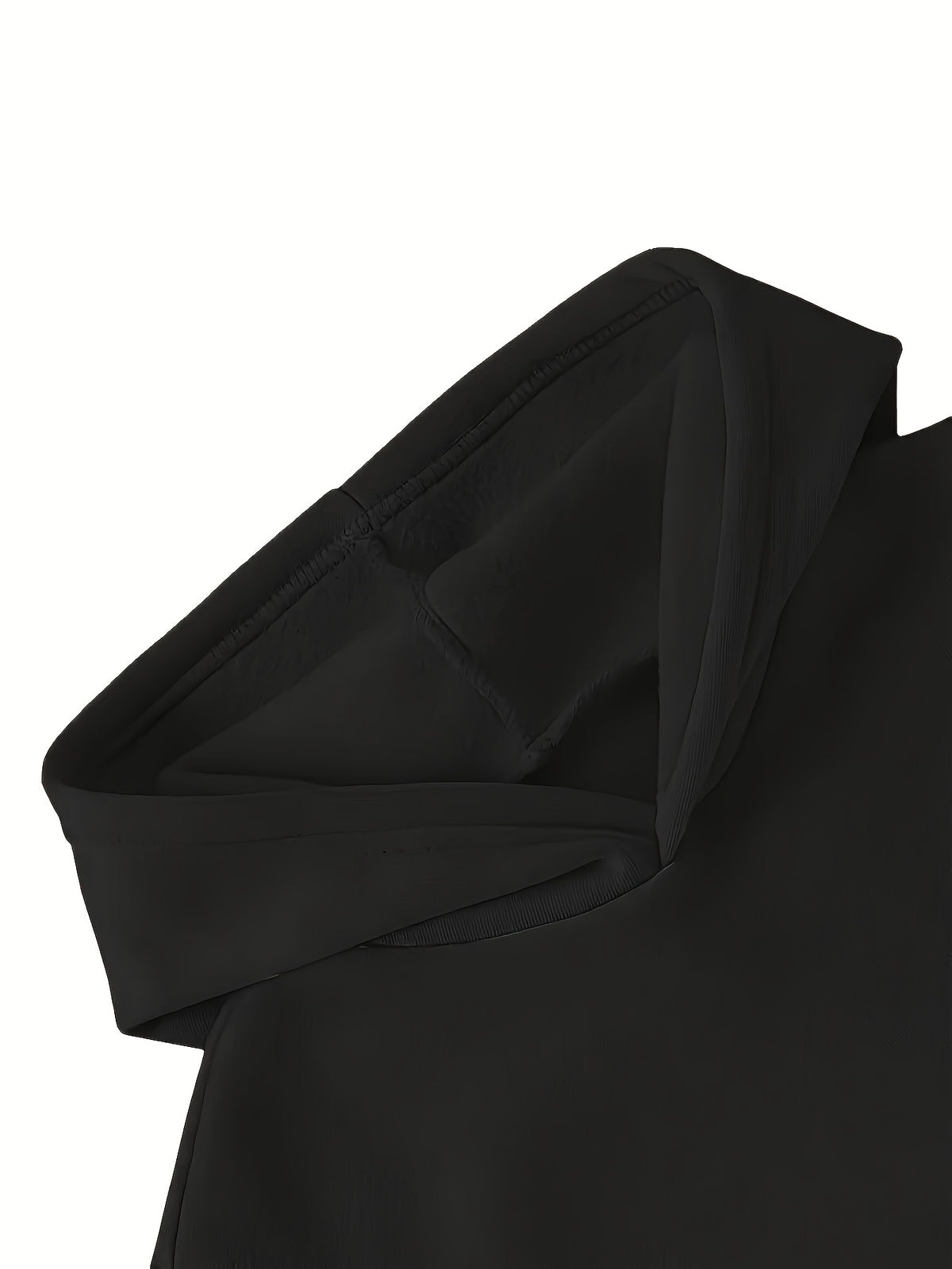 Autumn and Winter Women's Fashion Casual -lined Thickened Pullover Long Sleeve European and American Hooded Sweatshirt with Print Sweatshirt Long Trendy Casual Versatile - Black