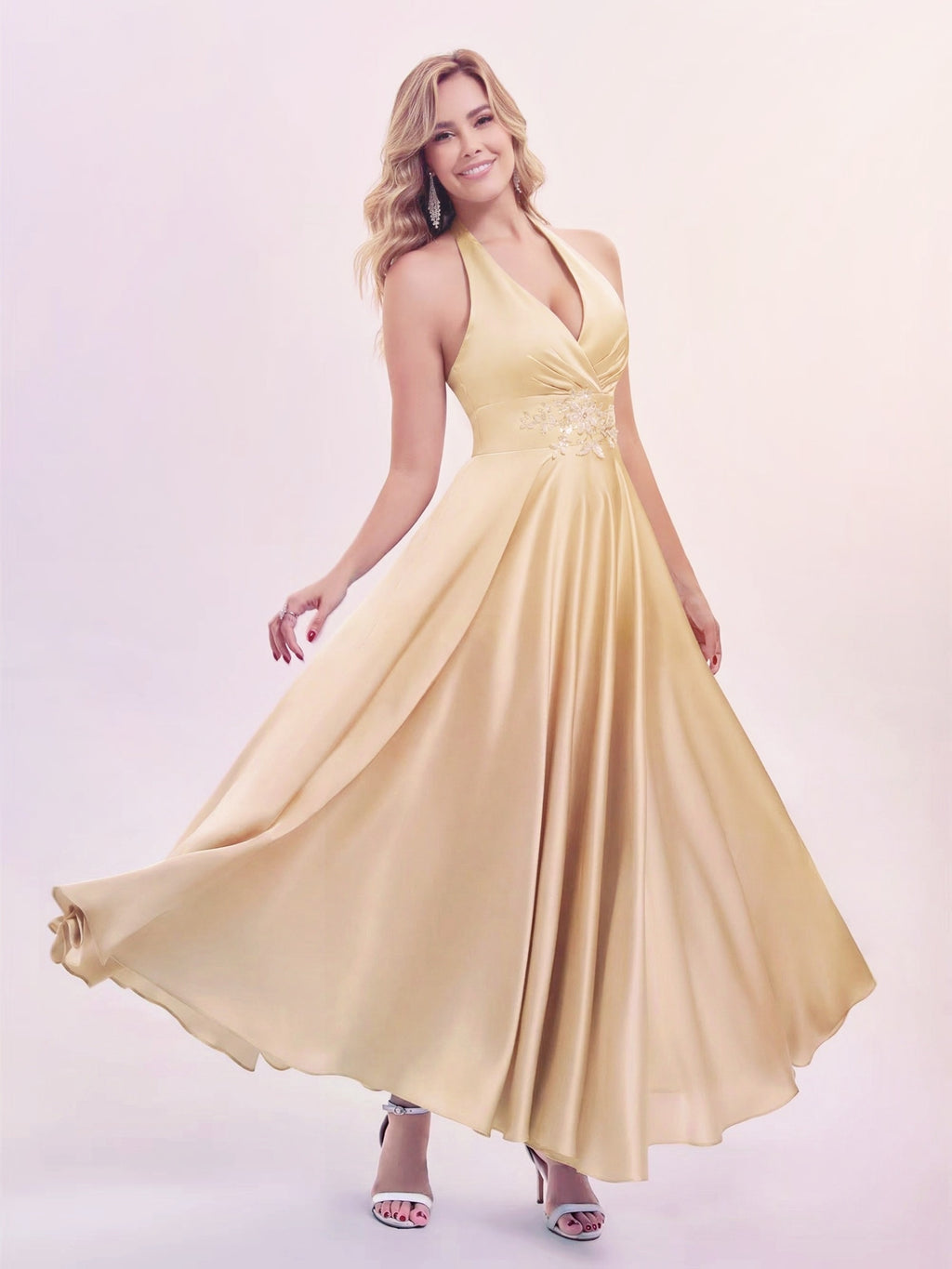 Evening Gowns, Bridesmaid Dresses, Adult Gowns, Wedding Gowns, Cocktail Dresses, Ball Gowns, Birthday Party Dresses - Apricot