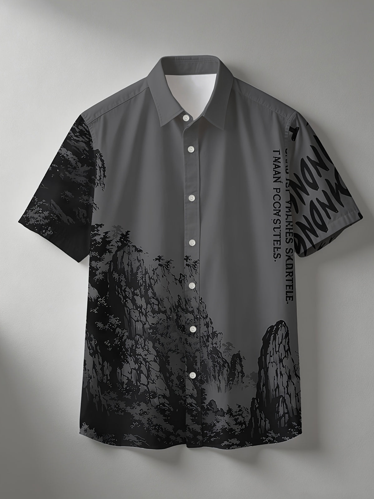 Men'S Short Sleeve Shirt, Hawaiian Style, Digital Print Unisex Full Print Design, Youthful Beach Casual, Men'S Top - Mixed colors