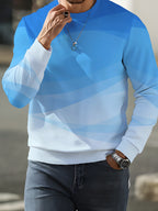 Round Neck Sweatshirt Trendy Brand Hot Style Men'S Long Sleeve 2026 Autumn Winter Men'S Round Neck Sweatshirt - Mixed colors
