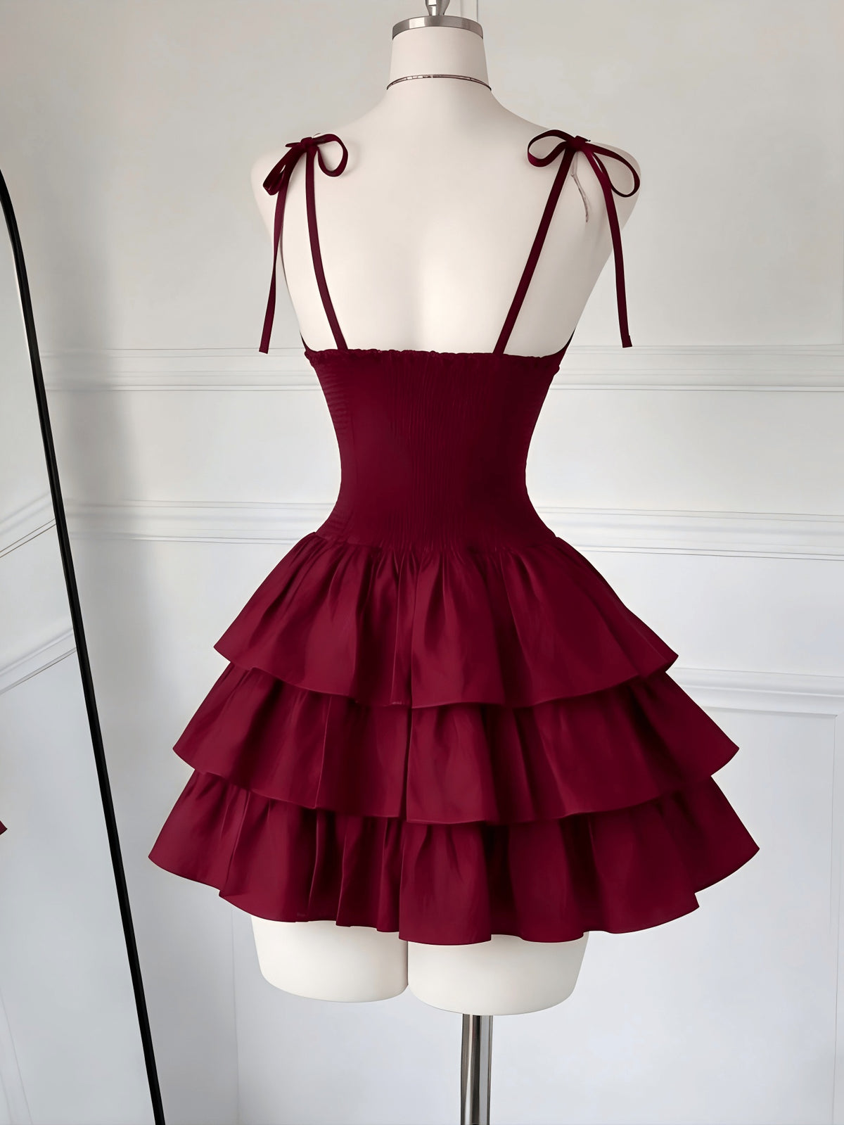 Y2K Spring Summer Cami Dress - Red