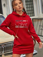 Women'S Fashion Hoodie - Red