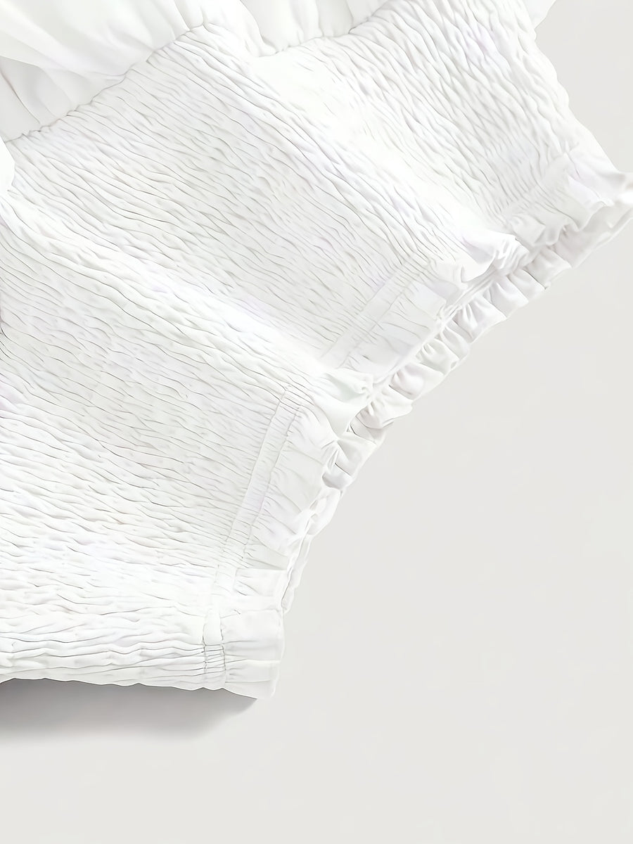 New Women'S High-Waisted Fitted Skirt with a Cake Style - White