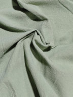 A Single Men's Versatile Long-sleeved Shirt, Featuring a Button-up Cardigan for Comfort and a Timeless Look, with Classic Pure Colors and Multiple Color Options, Suitable for Daily Commuting, Shopping, and Outdoor Activities. (Includes Only 1 Top) - Olive Green