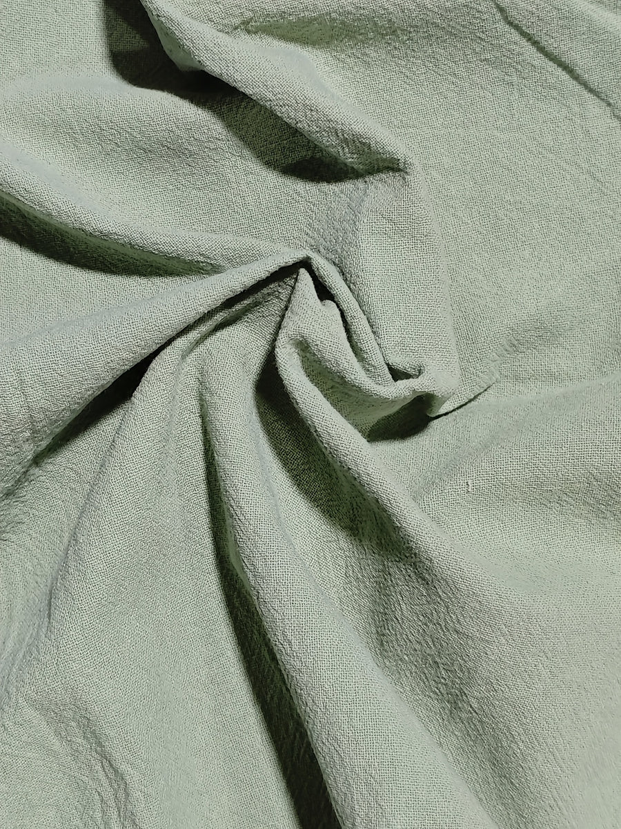 A Single Men's Versatile Long-sleeved Shirt, Featuring a Button-up Cardigan for Comfort and a Timeless Look, with Classic Pure Colors and Multiple Color Options, Suitable for Daily Commuting, Shopping, and Outdoor Activities. (Includes Only 1 Top) - Olive Green