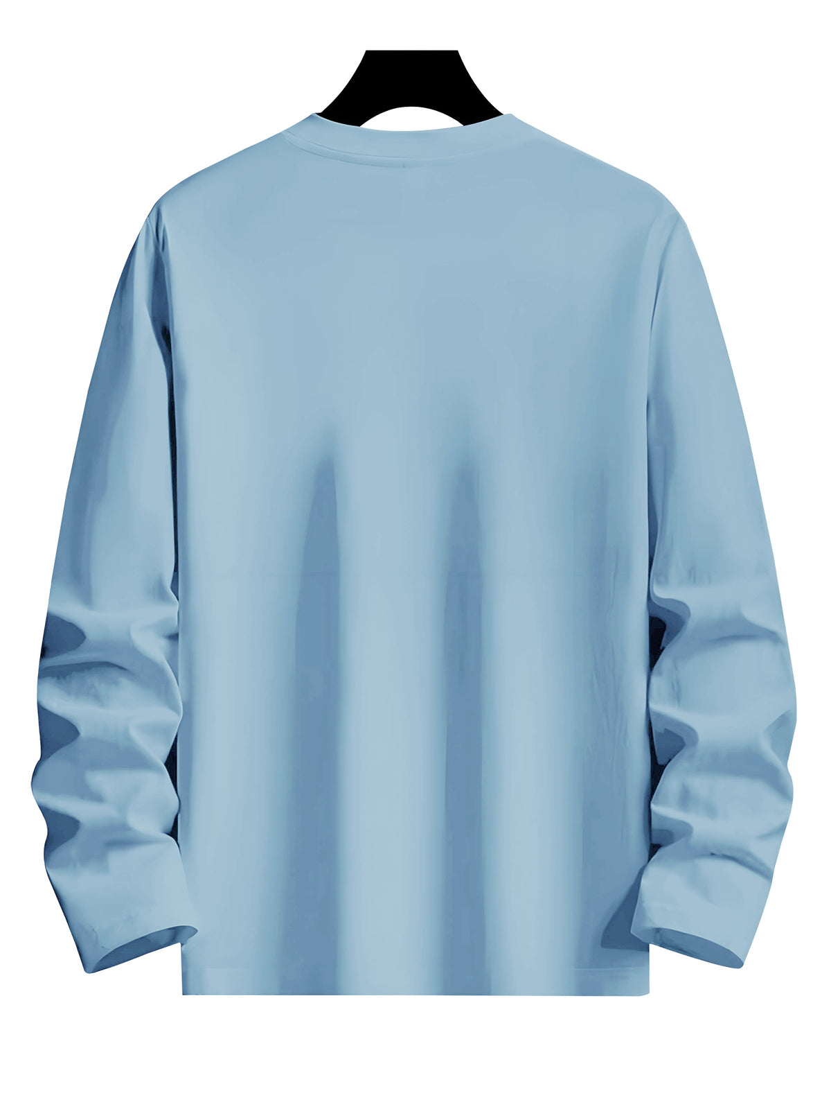 Set of 3 - Men'S 100% T-Shirts with Letter Design, Essential Long Sleeve Tee for Casual Outings, Breathable Top for Spring And Autumn - Combination Color 3
