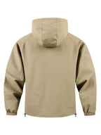 Chunqiu Men's Outdoor Hiking Lightweight Breathable Hooded Jacket - Khaki