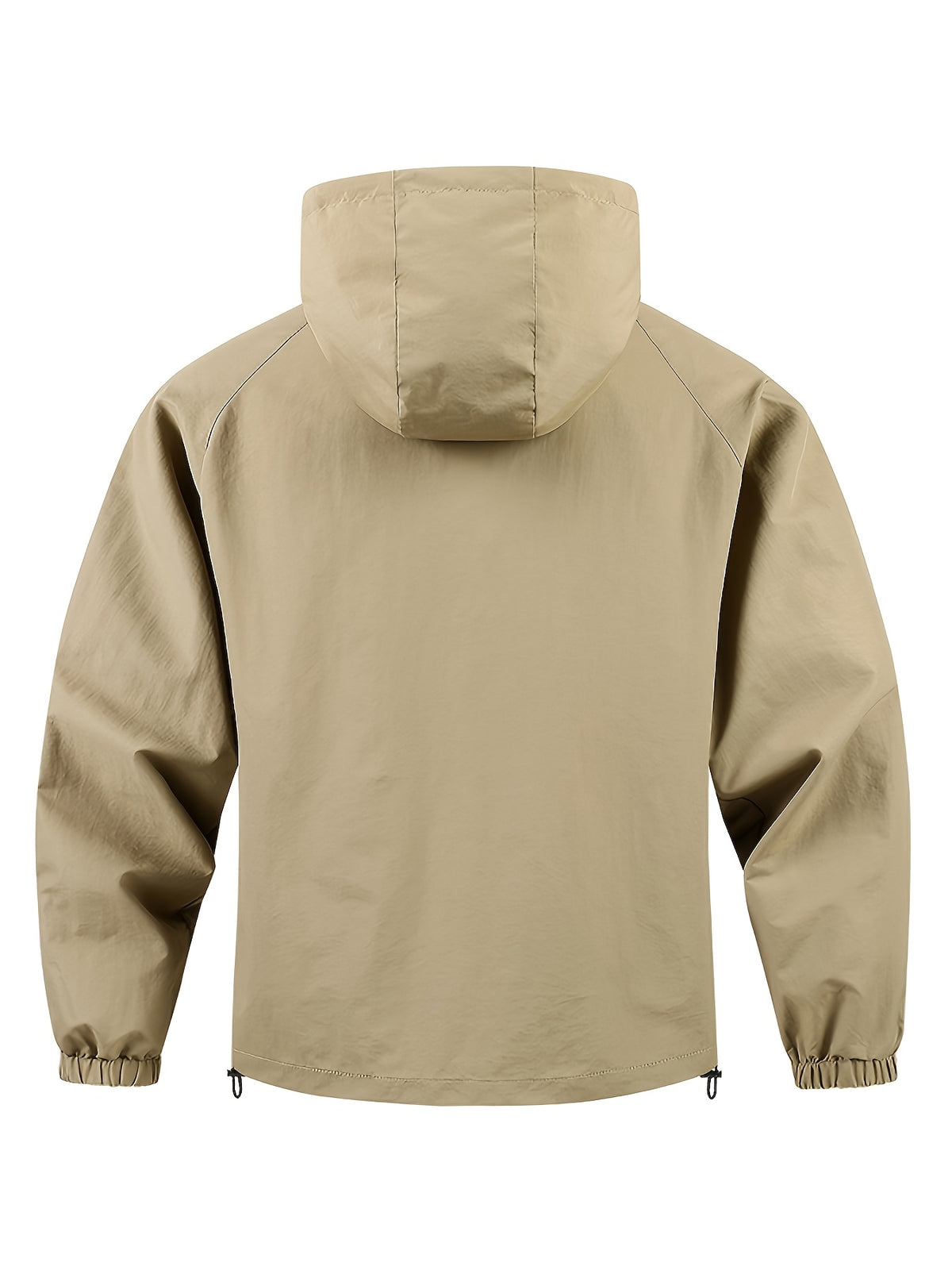 Chunqiu Men's Outdoor Hiking Lightweight Breathable Hooded Jacket - Khaki