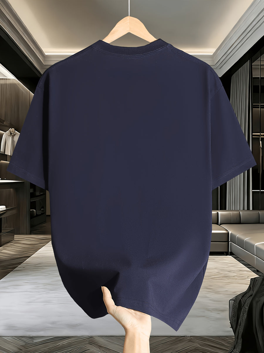 Men'S heavy-weight T-shirt - Navy Color