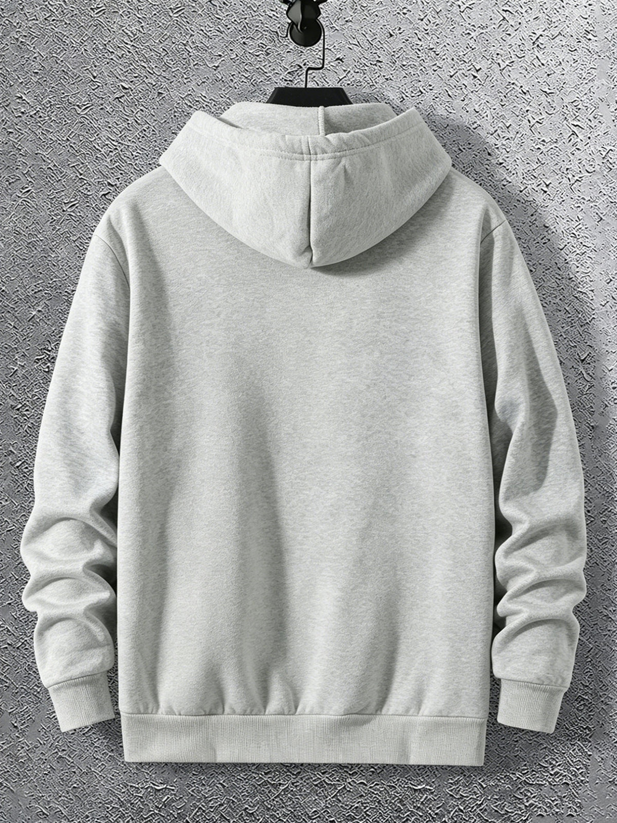 Warner Licensed Men'S Autumn Long Sleeve Hooded Sweatshirt, Durable Ribbed Cuffs, Breathable Polyester Fabric, Funny Muscle Bird Creative Cartoon Print, Suitable for Campus Youth Daily Wear, Class And Social Outings, Loose Drop Shoulder Cut - 【Light Grey】