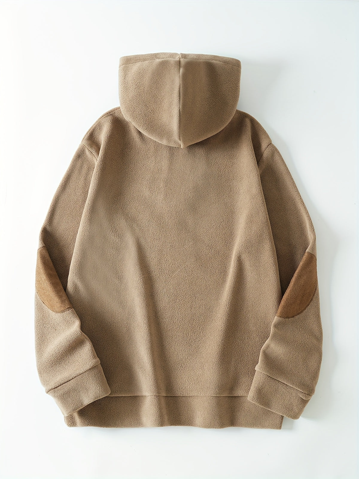 New Men's Autumn/Winter Casual Fashion Hooded Sweatshirt, Heavyweight Thickened Hooded Sporty Trendy Sweatshirt Jacket, for Daily Outings, Holiday Gifts, Great for Gifting to Family and Friends - Khaki