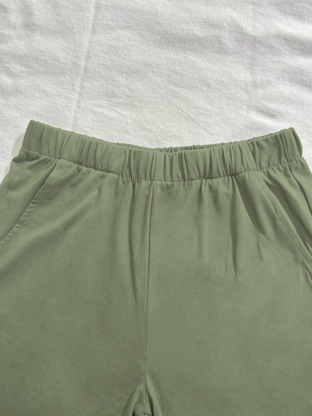 2026 Spring/Summer New Arrival Women's Fashionable Purple Striped Print Leg-Length Enhancing Casual Loungewear Light Y  Streetwear Commuting Elastic Waist Side Pocket Shorts 4pcs Set - Light Gray + Blue + Light Green + Pink