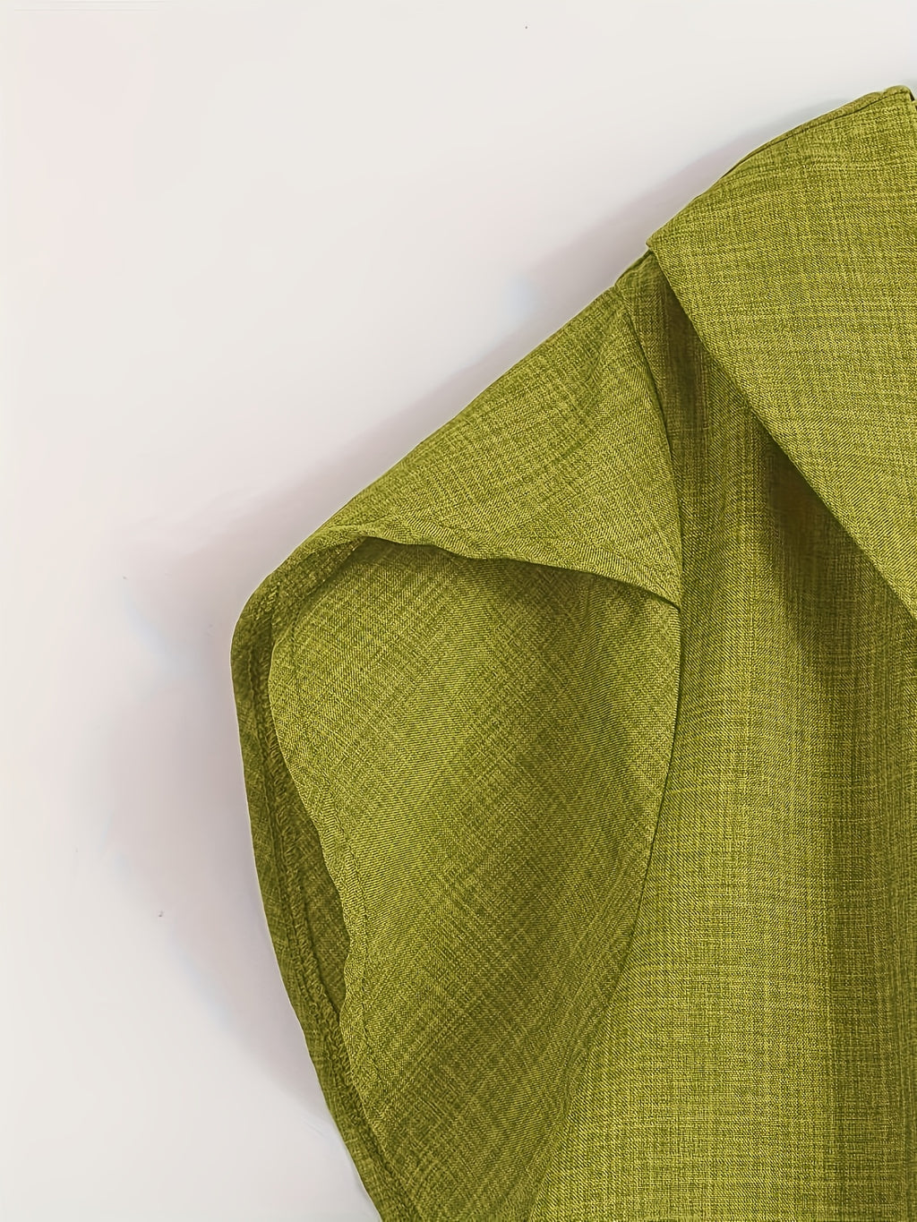 Women'S Solid Fashion Shirt for Summer - Greenish Yellow