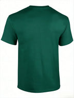 Unisex Taters Gonna Tate Graphic Print T-Shirt - Soft Slight Stretch , Casual Crew Neck, Short Sleeve, Regular Fit, Weekend Wear for Men - All-Season, Daily, and Casual Tee - Dark Green