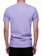 7pcs Men's Pure Crew Neck Short Sleeve T-Shirts, Unisex Basic Short Sleeve Tops, Matching Couple's Style, Comfortable, Soft, Breathable, and Sweat-Wicking, Suitable for Layering or Wearing Alone, Ideal for Sports, Outdoor, Casual, and Commuting - Mixed Color 3